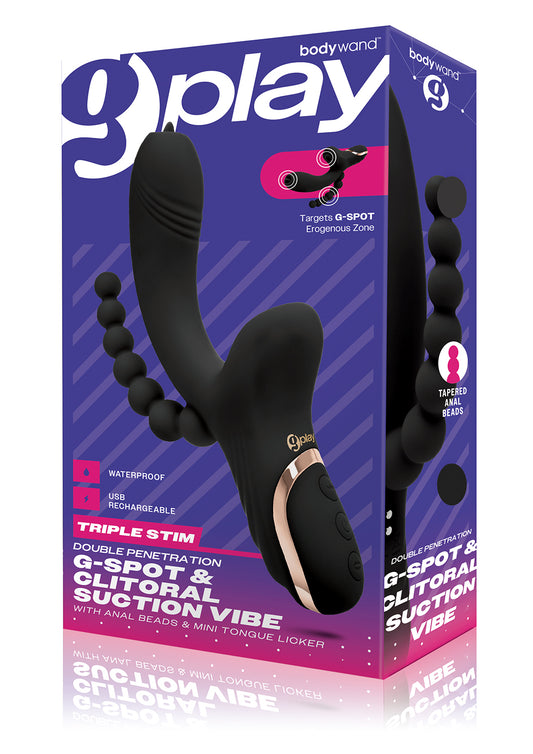 G-Play G-Spot and Clitoral Suction Vibe