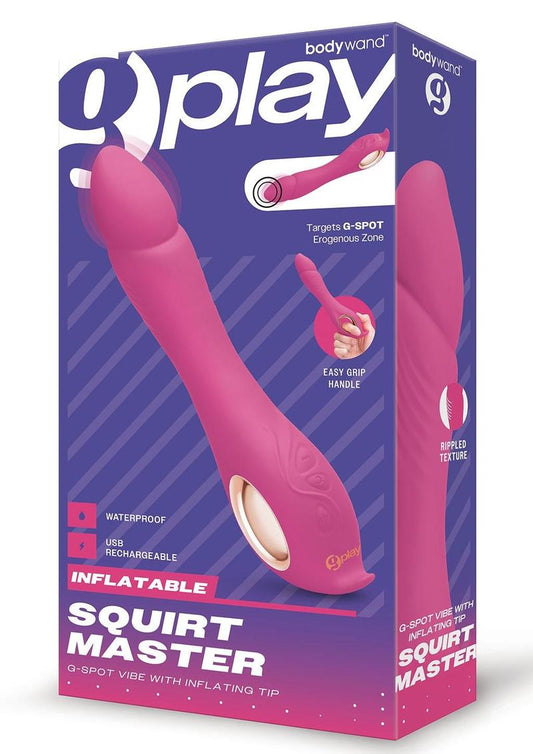 Bodywand G-Play G-Spot Vibe with Inflating Tip - Pink