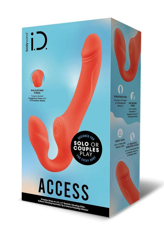 Bodywand I.d. Access Strapless Strap-On - Orange