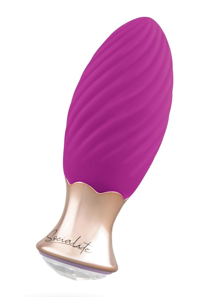 Bodywand Socialite Lola Jeweled Base Vibe with Swirl Texture