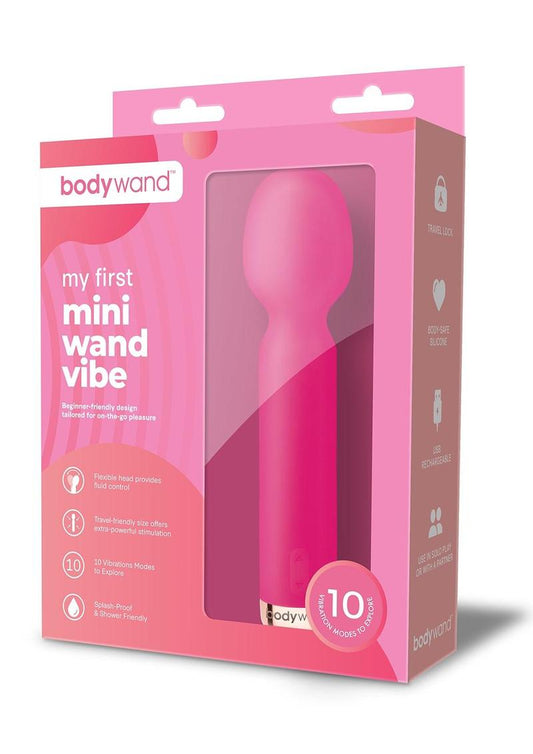 Bodywand My First Mini Wand Vibe Rose in box