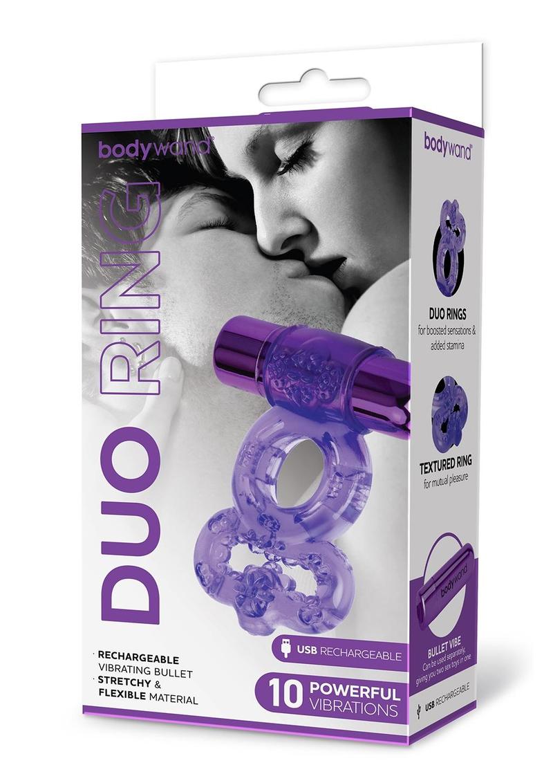 Bodywand Rechargeable Duo Ring - Purple